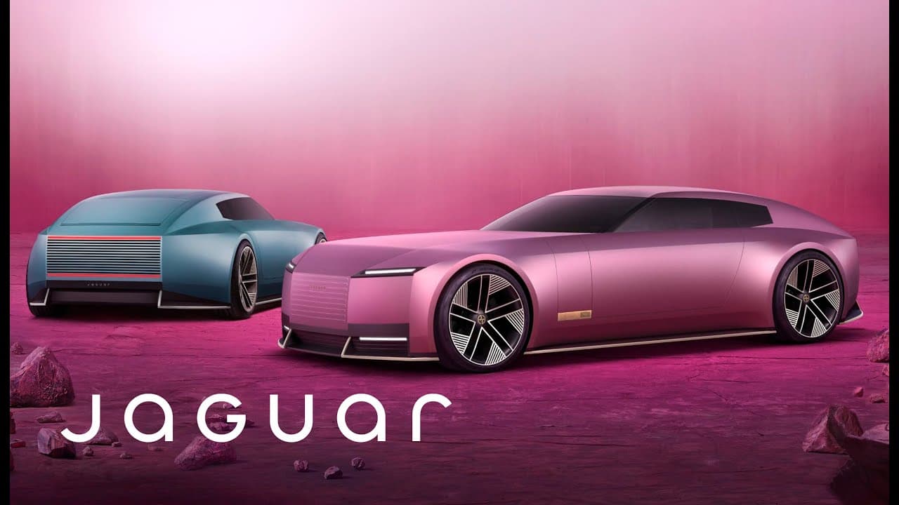Jaguar officially unveiled the Type 00 concept car