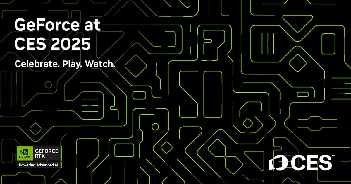 GeForce RTX 50: Nvidia анонсирует новые видеокарты и мероприятия к 25-летию GeForce на CES 2025