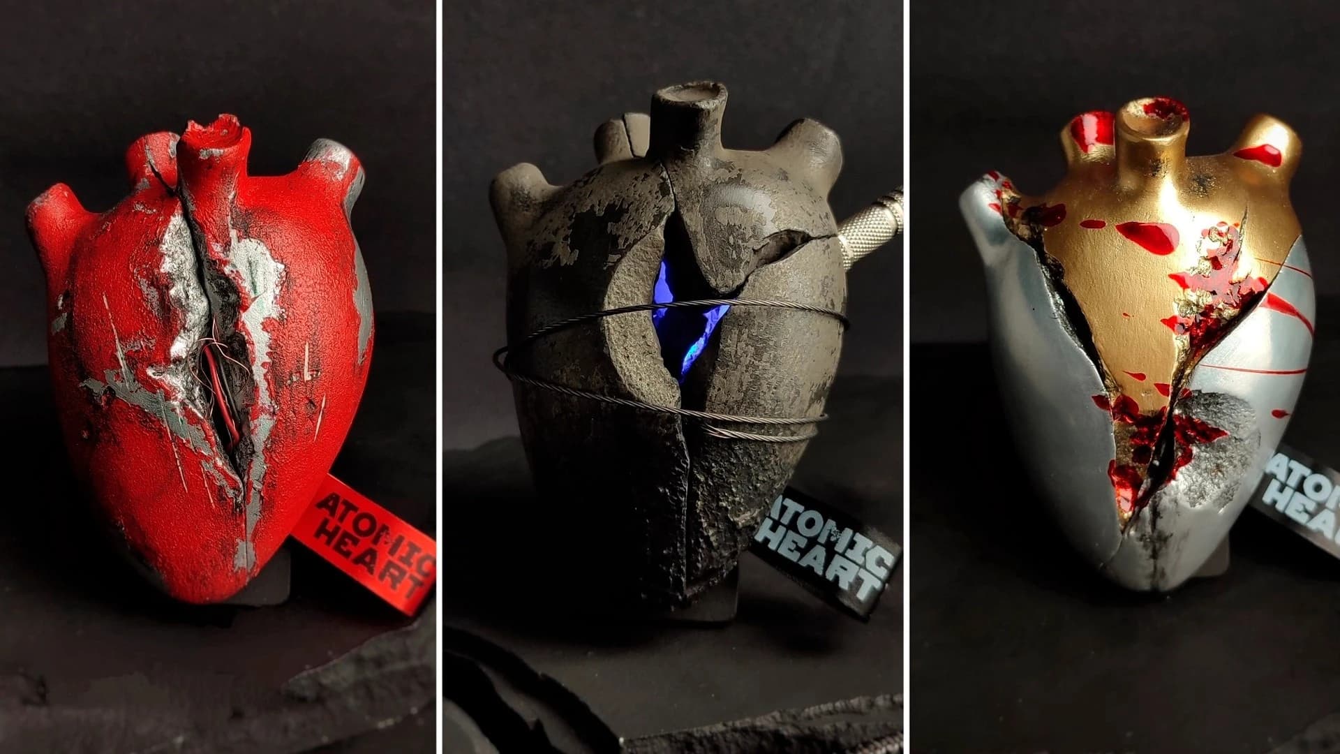 Collectible Hearts Inspired by Atomic Heart: Limited Edition with Unique Designs