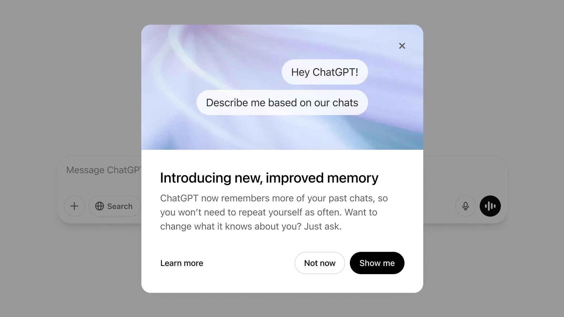 ChatGPT Now Remembers All Chats: Personalization on a New Level - Update from OpenAI