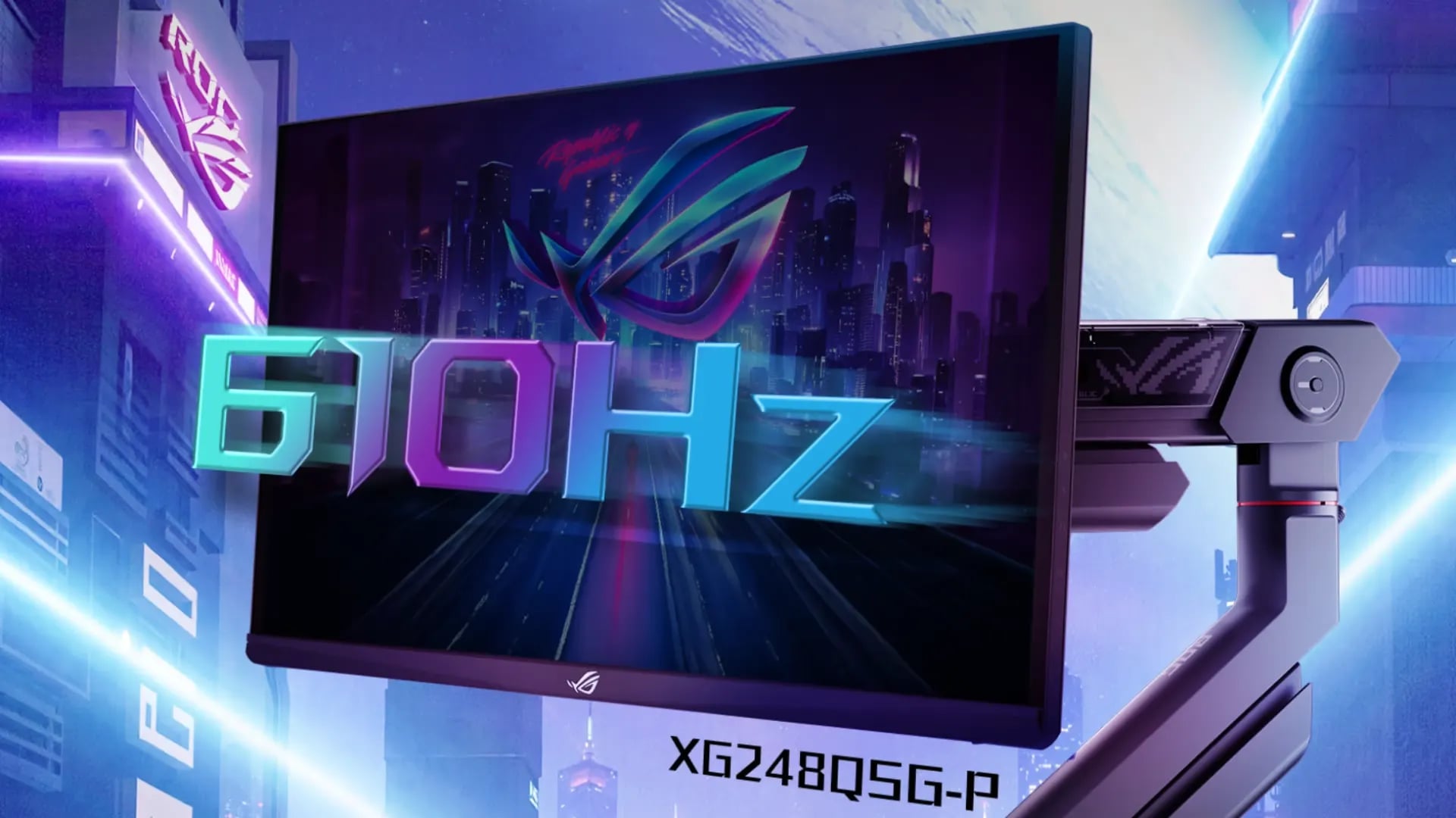 Asus Launches ROG Strix XG248Q5G-P Monitor With Refresh Rate Up To 610Hz